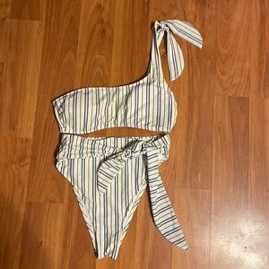 Abercrombie & Fitch Stripe Bikini